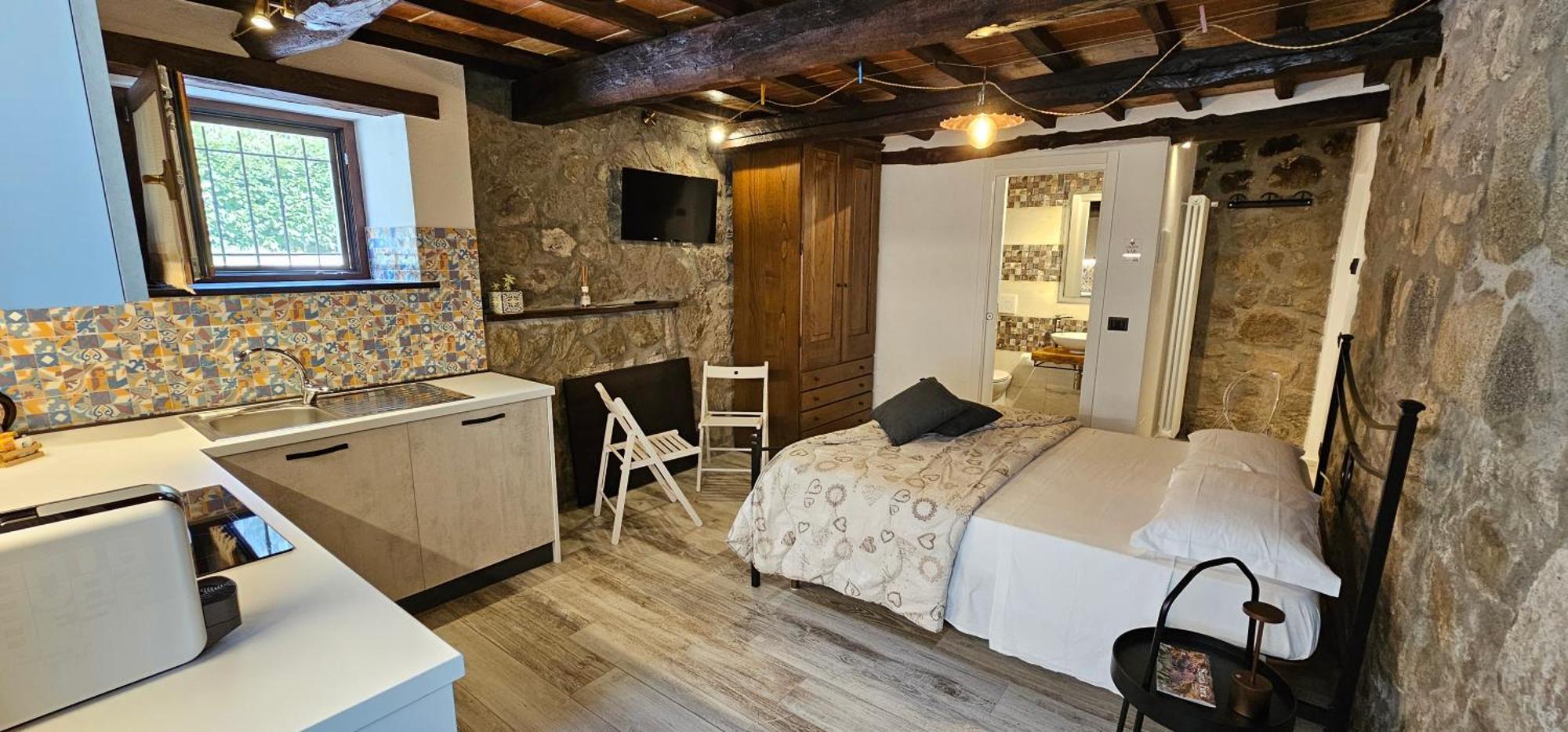 Il Gaudente B&B Santa Fiora Bagian luar foto